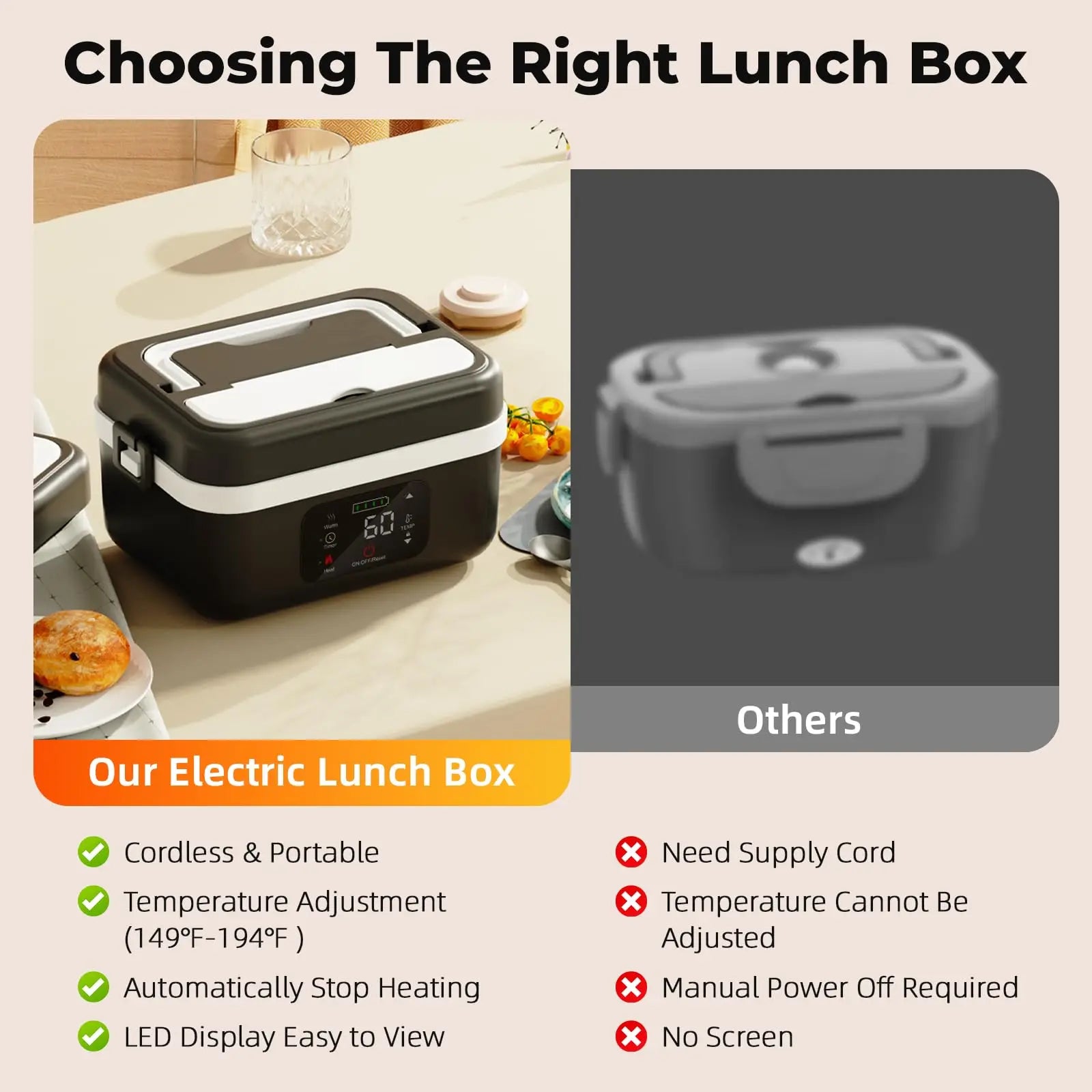 Portable Hot Meal Lunch Box